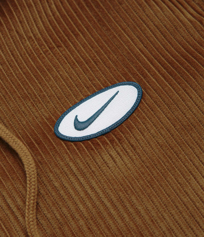 Nike SB Hooded Cord Jacket - Light British Tan / Armory Navy