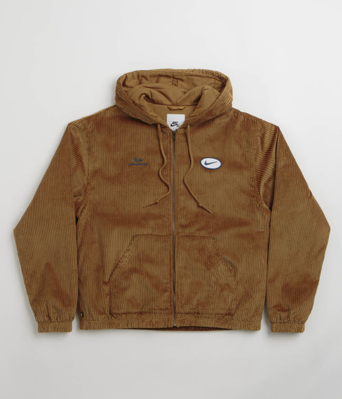 Nike SB Hooded Cord Jacket - Light British Tan / Armory Navy