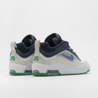 Nike SB Air Max Ishod Shoes - White / Persian Violet - Obsidian - Pine Green no thumbnail