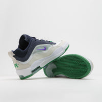 Nike SB Air Max Ishod Shoes - White / Persian Violet - Obsidian - Pine Green no thumbnail