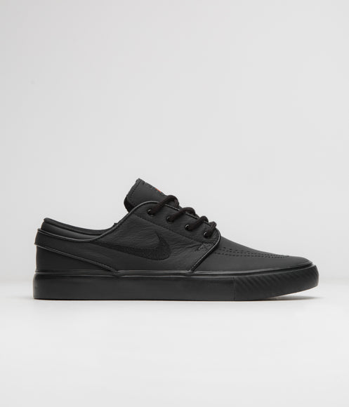 Nike SB Orange Label Janoski OG Shoes Black Black Black Black Flatspot