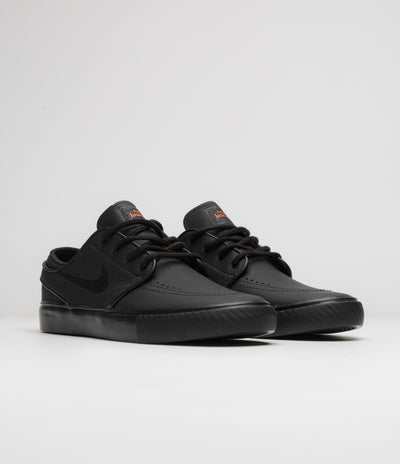 Nike SB Orange Label Janoski OG+ Shoes - Black / Black - Black - Black