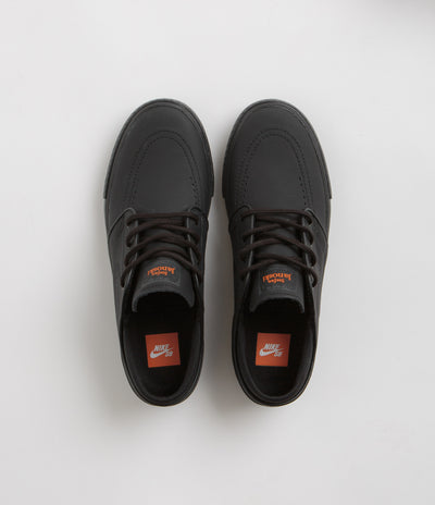 Nike SB Orange Label Janoski OG+ Shoes - Black / Black - Black - Black