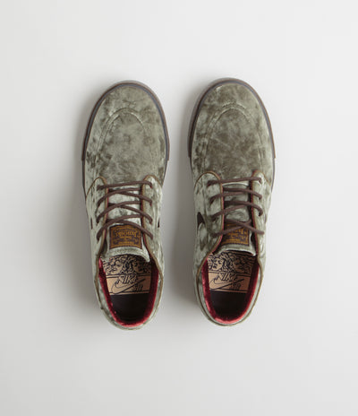 Nike SB Janoski OG+ SE Shoes - Medium Olive / Velvet Brown - Baroque Brown