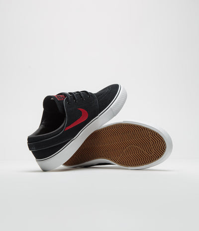 Nike SB Janoski OG+ Shoes - Black / University Red - Black - Summit White