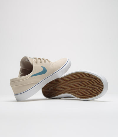 Nike SB Janoski OG+ Shoes - Sanddrift / Smokey Blue - Thunder Blue