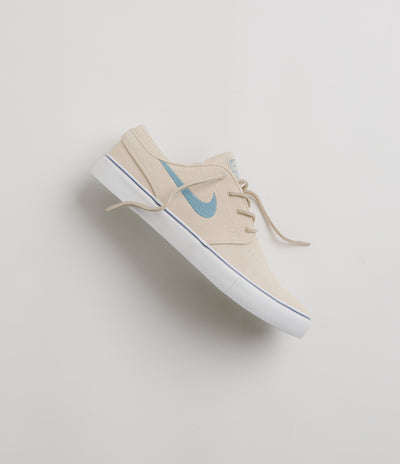 Nike SB Janoski OG+ Shoes - Sanddrift / Smokey Blue - Thunder Blue