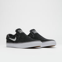 Nike SB Janoski+ Slip Shoes - Black / White - Black - Black thumbnail