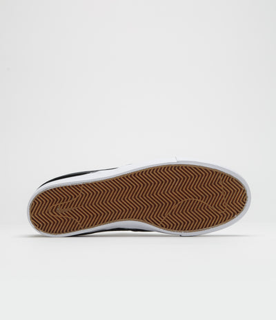 Nike SB Janoski+ Slip Shoes - Black / White - Black - Black