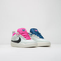 Nike SB Kids Day One Shoes - Sail / Black - Barely Green - Fierce Pink thumbnail