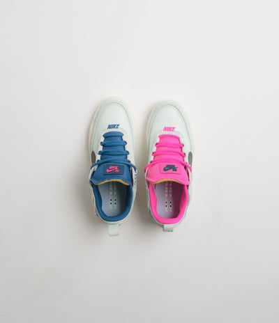 Nike SB Kids Day One Shoes - Sail / Black - Barely Green - Fierce Pink