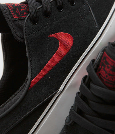 Nike SB Kids Stefan Janoski Shoes - Black / University Red - Black - Summit White