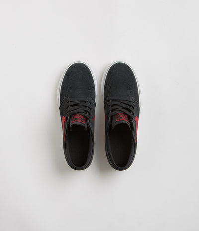 Nike SB Kids Stefan Janoski Shoes - Black / University Red - Black - Summit White