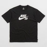 Nike SB Large Logo T-Shirt - Black / White thumbnail