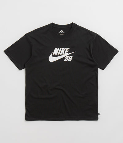 Nike SB Large Logo T-Shirt - Black / White