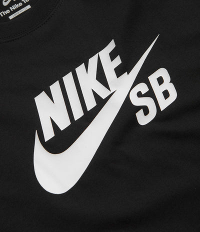 Nike SB Large Logo T-Shirt - Black / White