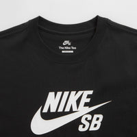 Nike SB Large Logo T-Shirt - Black / White thumbnail