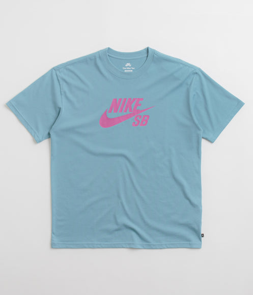 Nike SB Large Logo T-Shirt - Denim Turquoise