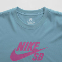 Nike SB Large Logo T-Shirt - Denim Turquoise thumbnail