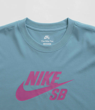 Nike SB Large Logo T-Shirt - Denim Turquoise