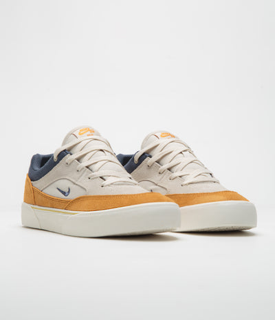 Nike SB Malor Shoes - Light Orewood Brown / Thunder Blue - Monarch - Sail