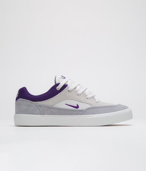 Nike SB Malor Shoes - Platinum Tint / Court Purple - Wolf Grey