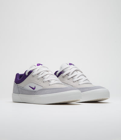 Nike SB Malor Shoes - Platinum Tint / Court Purple - Wolf Grey