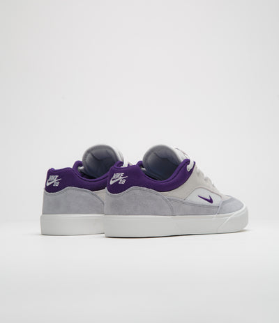 Nike SB Malor Shoes - Platinum Tint / Court Purple - Wolf Grey