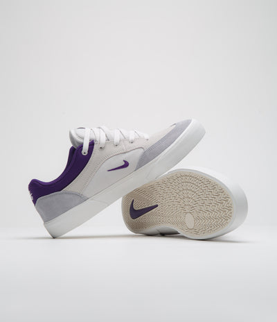 Nike SB Malor Shoes - Platinum Tint / Court Purple - Wolf Grey