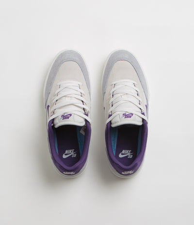 Nike SB Malor Shoes - Platinum Tint / Court Purple - Wolf Grey