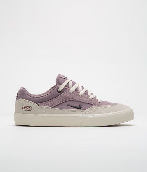 Nike SB Malor TE Shoes - Taupe Grey / Black - Light Orewood Brown - Cinnamon