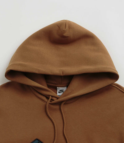 Nike SB N Swoosh Hoodie - Light British Tan / White