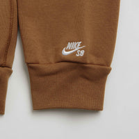 Nike SB N Swoosh Hoodie - Light British Tan / White thumbnail