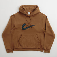 Nike SB N Swoosh Hoodie - Light British Tan / White thumbnail