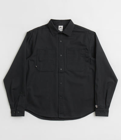 Nike SB New Essential Woven Shirt - Black / White