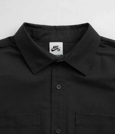 Nike SB New Essential Woven Shirt - Black / White