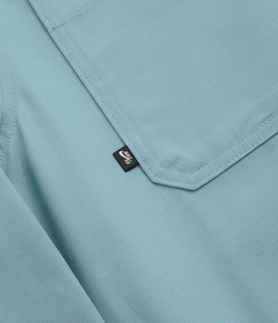 Nike SB New Essential Woven Shirt - Denim Turquoise / White