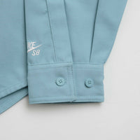 Nike SB New Essential Woven Shirt - Denim Turquoise / White thumbnail