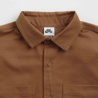 Nike SB New Essential Woven Shirt - Light British Tan / White thumbnail