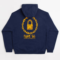 Nike SB On Lock Hoodie - Midnight Navy thumbnail