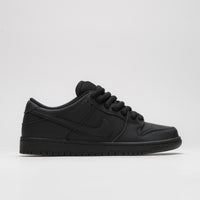 Nike SB Orange Label Dunk Low Pro Shoes - Black / Black - Black - Black thumbnail