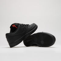 Nike SB Orange Label Dunk Low Pro Shoes - Black / Black - Black - Black thumbnail