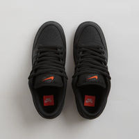 Nike SB Orange Label Dunk Low Pro Shoes - Black / Black - Black - Black thumbnail