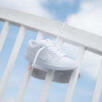 Nike SB Orange Label Dunk Low Pro Shoes - White / White - White - White thumbnail