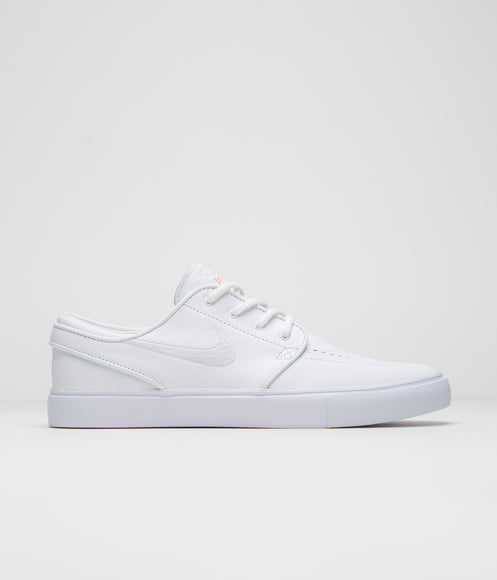 Nike SB Orange Label Janoski OG+ Shoes - White / White - White - White