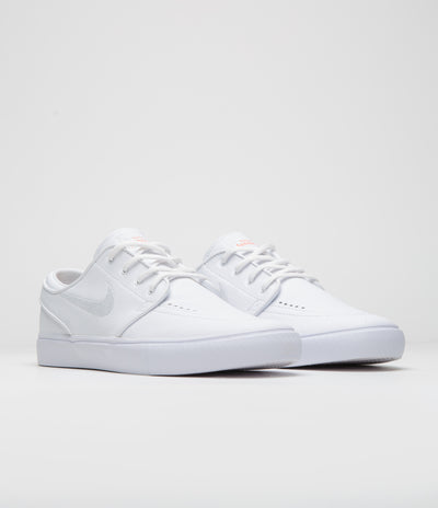 Nike SB Orange Label Janoski OG+ Shoes - White / White - White - White