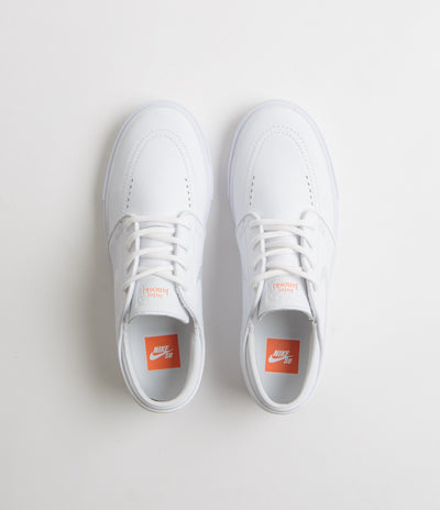 Nike SB Orange Label Janoski OG+ Shoes - White / White - White - White