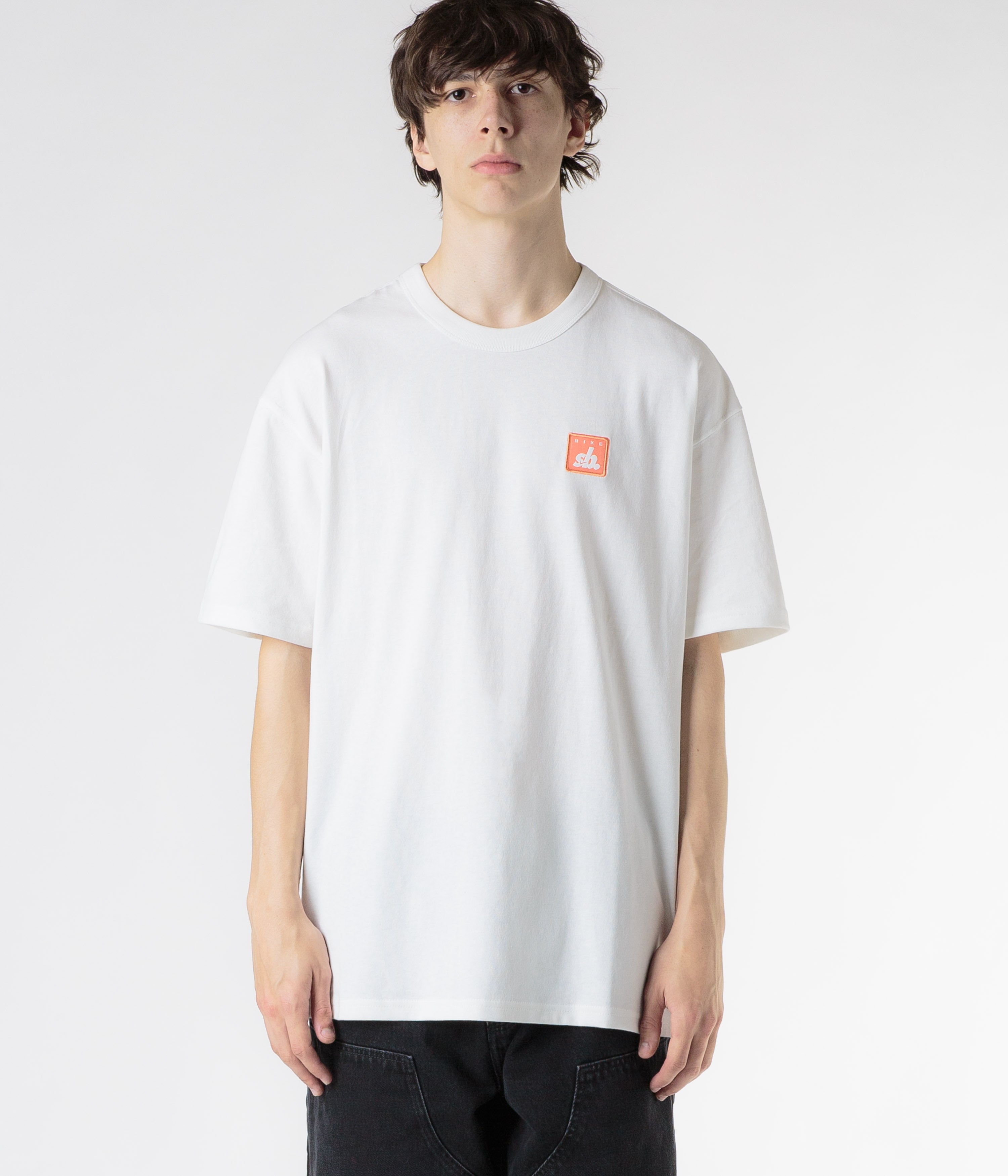 Nike SB Patch Logo T-Shirt - White | Flatspot