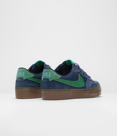 Nike SB Pogo Plus Shoes - Midnight Navy / Malachite - Obsidian