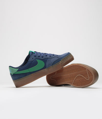 Nike SB Pogo Plus Shoes - Midnight Navy / Malachite - Obsidian